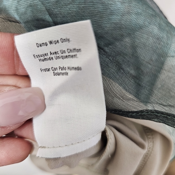 NWT DKNY Iridescent Metallic Patina Rayon/silk Tank Size 14 - Picture 5 of 9